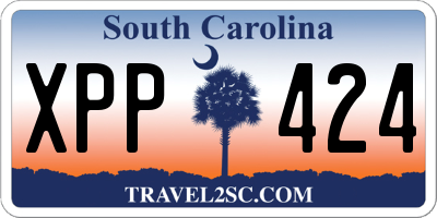 SC license plate XPP424