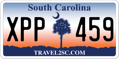 SC license plate XPP459