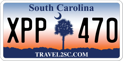 SC license plate XPP470