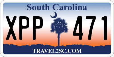 SC license plate XPP471