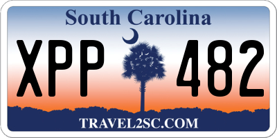 SC license plate XPP482