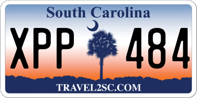 SC license plate XPP484