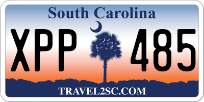 SC license plate XPP485