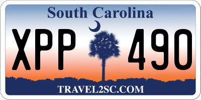 SC license plate XPP490