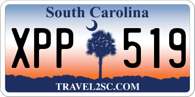 SC license plate XPP519