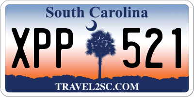 SC license plate XPP521