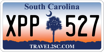 SC license plate XPP527