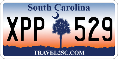 SC license plate XPP529