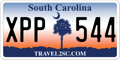 SC license plate XPP544