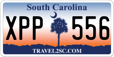 SC license plate XPP556