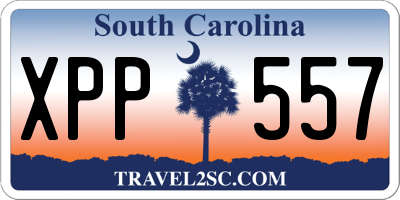SC license plate XPP557