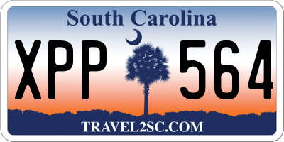 SC license plate XPP564