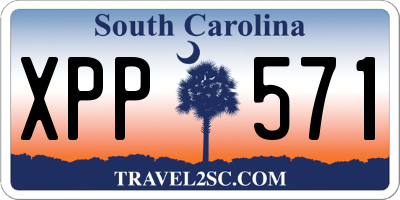 SC license plate XPP571