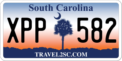 SC license plate XPP582