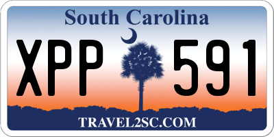 SC license plate XPP591