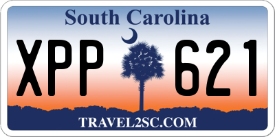 SC license plate XPP621