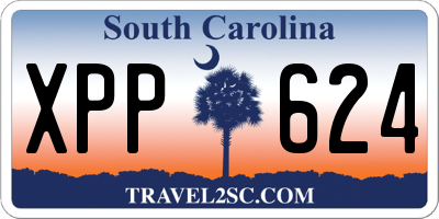 SC license plate XPP624