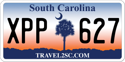 SC license plate XPP627