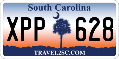SC license plate XPP628