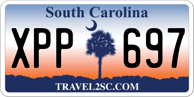 SC license plate XPP697