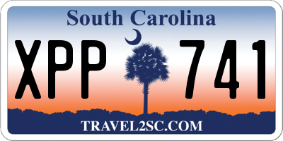 SC license plate XPP741