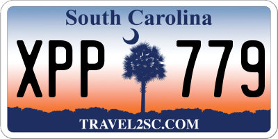 SC license plate XPP779