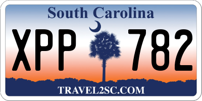 SC license plate XPP782
