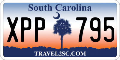 SC license plate XPP795