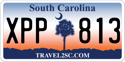 SC license plate XPP813