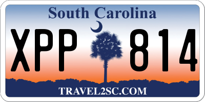 SC license plate XPP814