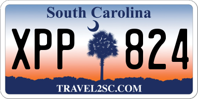 SC license plate XPP824