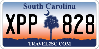 SC license plate XPP828