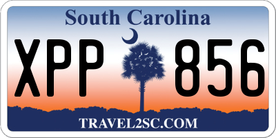 SC license plate XPP856