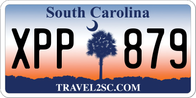 SC license plate XPP879