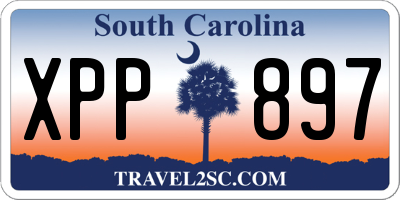 SC license plate XPP897