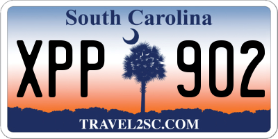 SC license plate XPP902