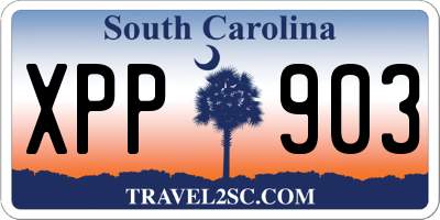 SC license plate XPP903