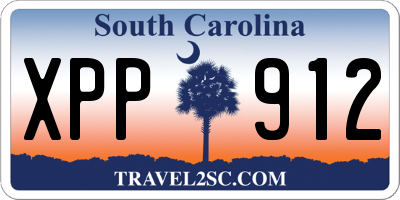 SC license plate XPP912