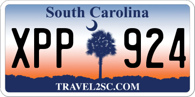 SC license plate XPP924