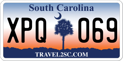SC license plate XPQ069