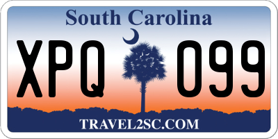 SC license plate XPQ099