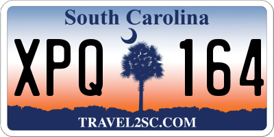 SC license plate XPQ164