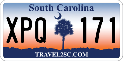 SC license plate XPQ171