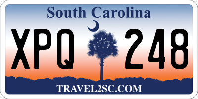 SC license plate XPQ248