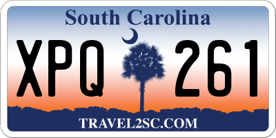 SC license plate XPQ261