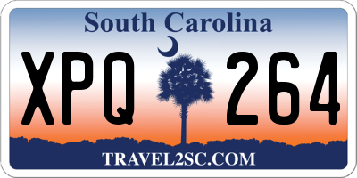 SC license plate XPQ264