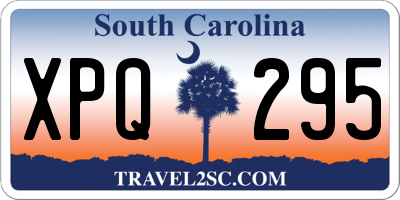 SC license plate XPQ295