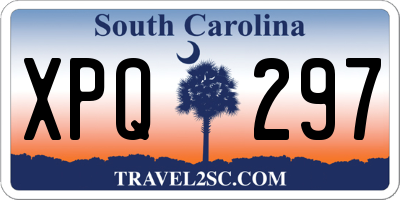 SC license plate XPQ297