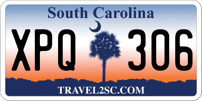 SC license plate XPQ306