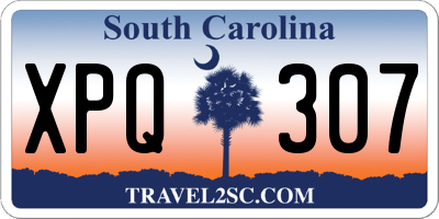 SC license plate XPQ307